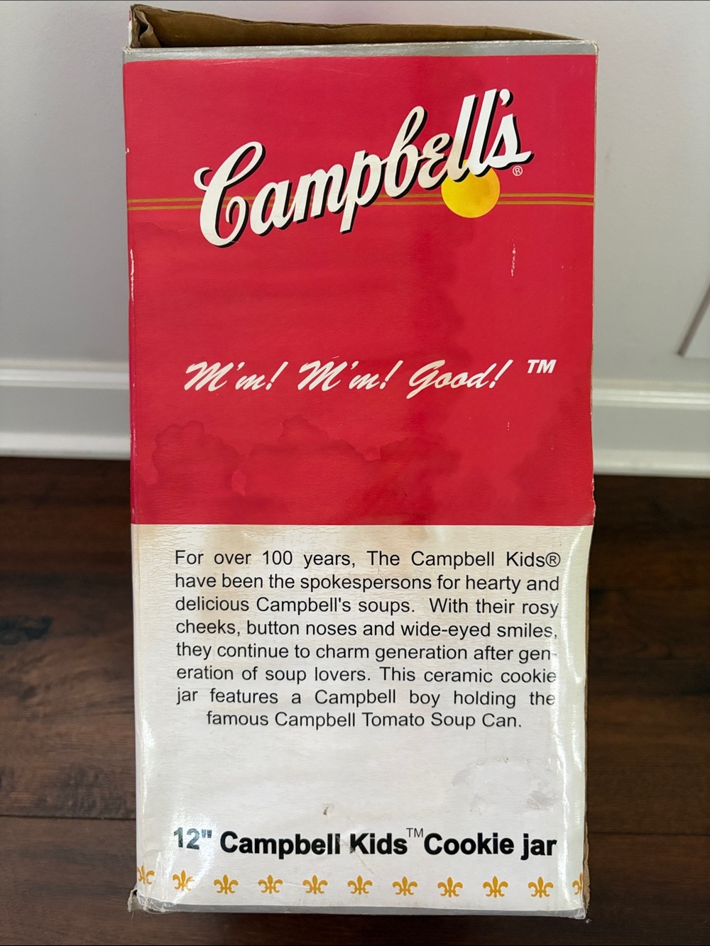 Vintage Collectible Campbell’s Soup Cookie Jar Ceramic Boy Tomato Soup Can 2005 - Picture 3 of 6